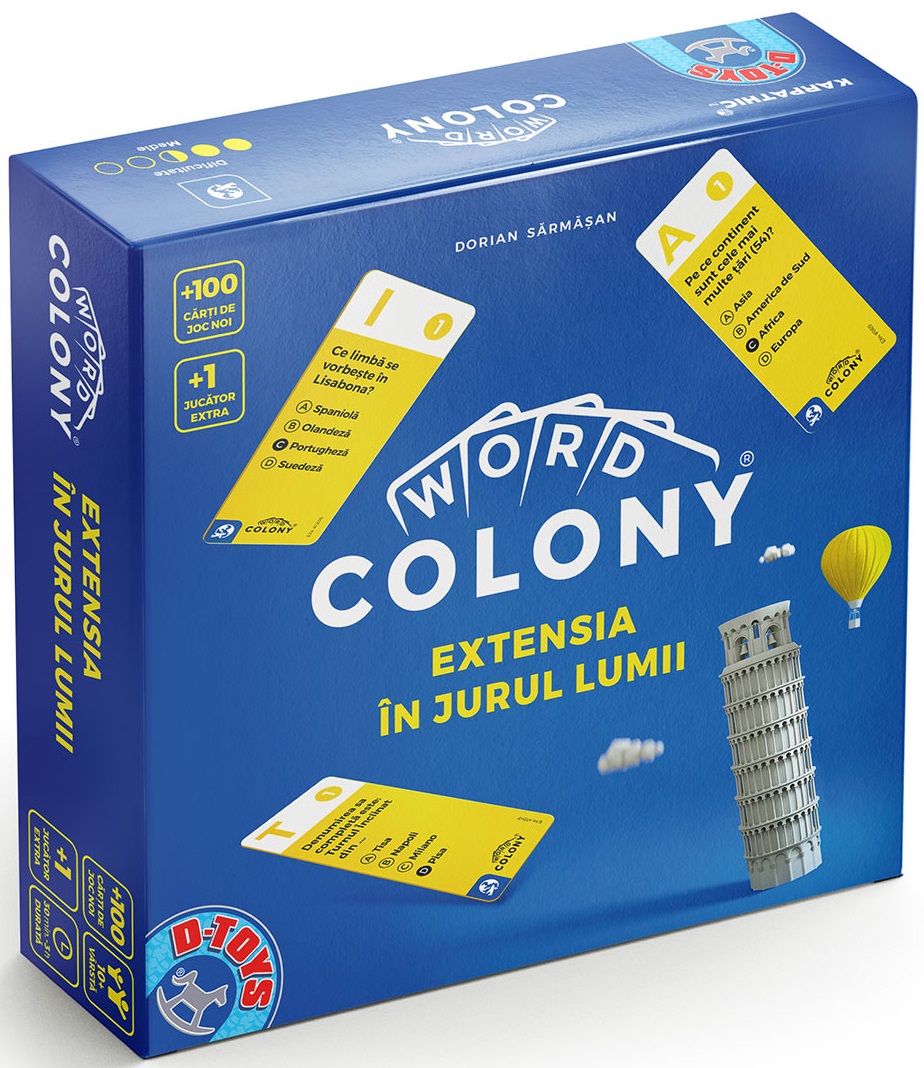 Extensie - Word Colony - In jurul lumii - D-Toys