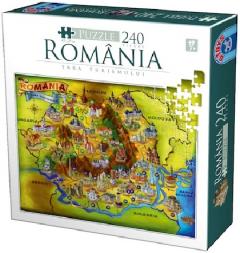 Puzzle - Romania, tara turismului, 240 piese