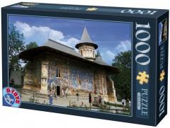 Puzzle 1000 piese - Imagini din Romania - Manastirea Voronet