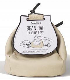 Suport pentru carte - Bookaroo Bean Bag Reading Rest - Cream