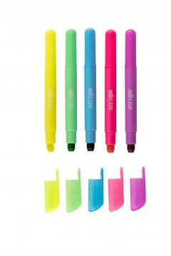 Set 5 creioane gel - Neonowe