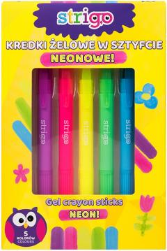 Set 5 creioane gel - Neonowe