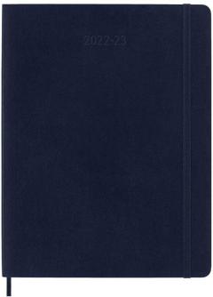 Agenda 2022-2023 - 18-Month Weekly Planner - XL, Soft Cover - Sapphire Blue