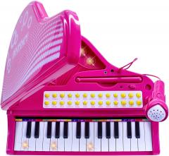 Jucarie - Electronic Grand Piano with Stool and Microphone
