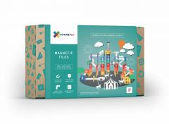 Set constructie - Magnetic Tiles - Ball Run Pack, 92 piese