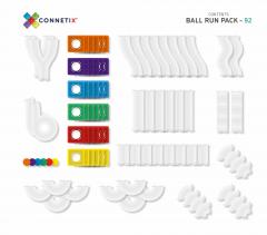 Set constructie - Magnetic Tiles - Ball Run Pack, 92 piese