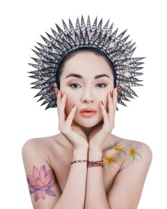 Tatuaje temporare - Bali Flowers