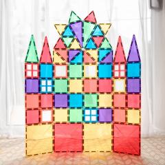 Set constructie - Magnetic Tiles - Starter Pack, 62 piese