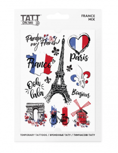 Tatuaje temporare - France Mix