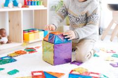 Set constructie - Magnetic Tiles - Creative Pack, 100 piese