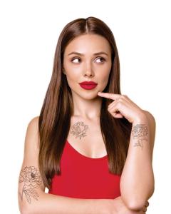 Tatuaje temporare - Graphic Flowers