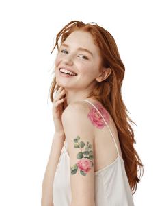 Tatuaje temporare - Peony Bloom