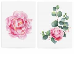 Tatuaje temporare - Peony Bloom