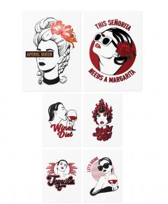 Tatuaje temporare - Bar Queens Set