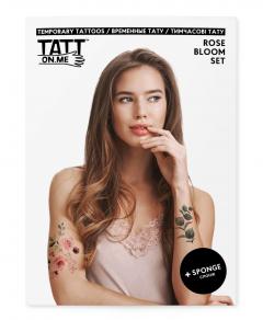 Tatuaje temporare - Rose Bloom Set