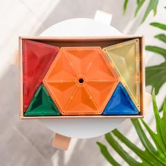 Set de constructie - 30 Piece Rainbow Geometry