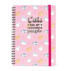 Agenda 2023 - 12-Month Weekly Diary - Spiral Bound, Large - Kitty