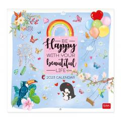 Calendar de perete 2023 - Live Happy, 30x29 cm