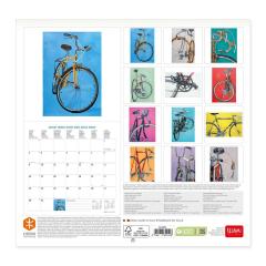 Calendar de perete 2023 - Bike Art, 30x29 cm