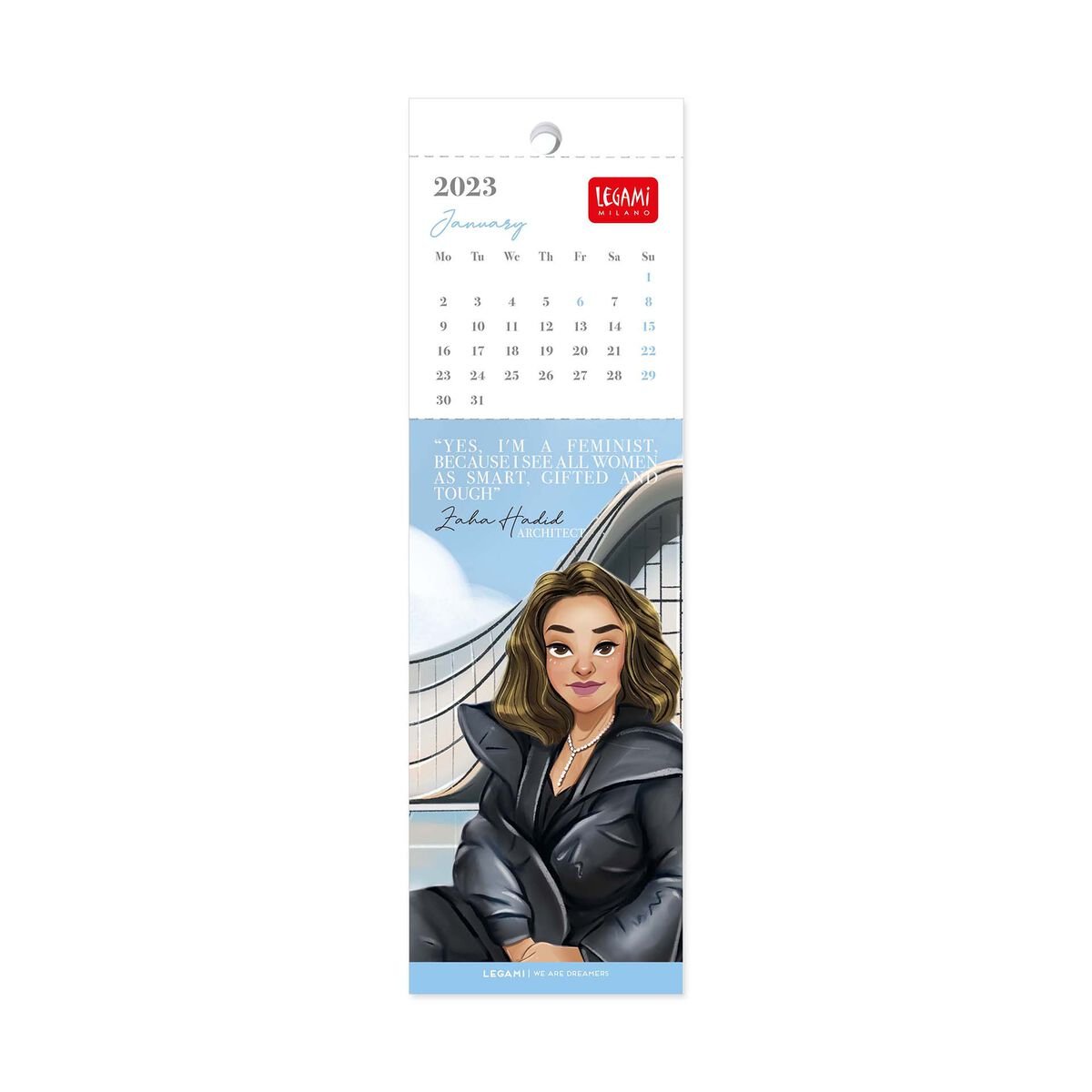 Calendar 2023 Bookmark Inspiring Women Legami