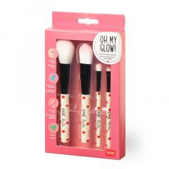 Set de 4 pensule de machiaj - Oh My Glow - Lips