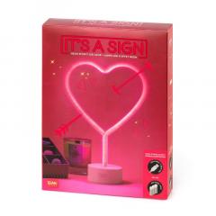 Lampa - Neon Effect Led - It's a Sign - Heart