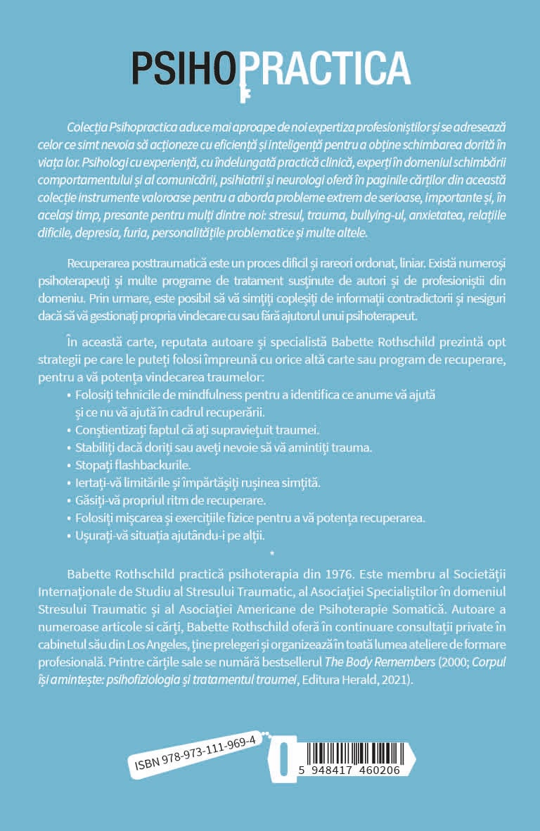 Trauma 8 strategii de vindecare Babette Rothschild - Petronela Rotar   Petronela Rotar Scriitoare Psihoterapeut n formare i Sorin Lucaci PR  Herald au discutat despre snatate mintal traum i importana  By  Editura HeraldFacebook
