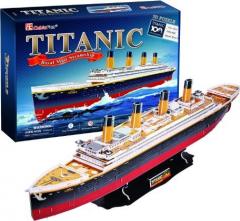 Puzzle 3D - Nava mare Titanic, 113 piese