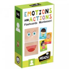 Joc educativ - Emotions and Actions Montessori Flash Cards