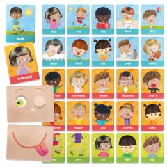 Joc educativ - Emotions and Actions Montessori Flash Cards