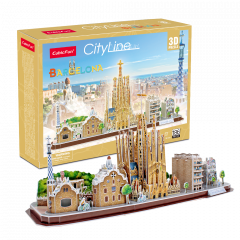 Puzzle 3D - City Line - Barcelona