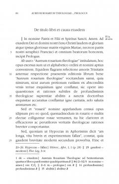 Rozariul de aur al teologiei. Prolog
