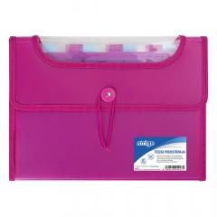 Dosar extensibil A4 - 12 compartimente - Roz
