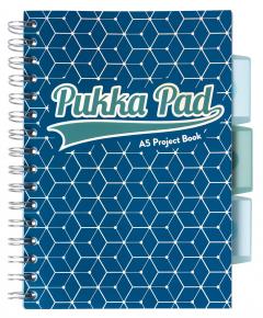 Caiet cu spirala - Project Book Glee - A5, Dictando, Albastru Inchis