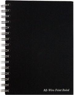 Caiet cu spirala - Pukka Pads - A5, Dictando, Negru