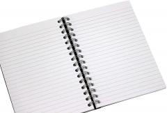 Caiet cu spirala - Pukka Pads - A5, Dictando, Negru