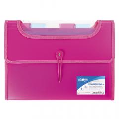 Dosar extensibil A4 - 6 compartimente - Roz