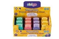 Ascutitoare cu radiera - Pastel - 4 culori