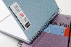 Caiet cu spirala - Executive Project - A4, Ruled - Metallic Blue