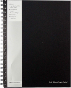 Caiet cu spirala - Pukka Pads - A4, Dictando, Negru