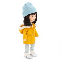 Papusa de plus - Lilu in a Mustard Parka, 32 cm