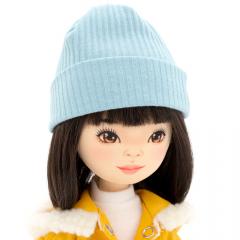 Papusa de plus - Lilu in a Mustard Parka, 32 cm