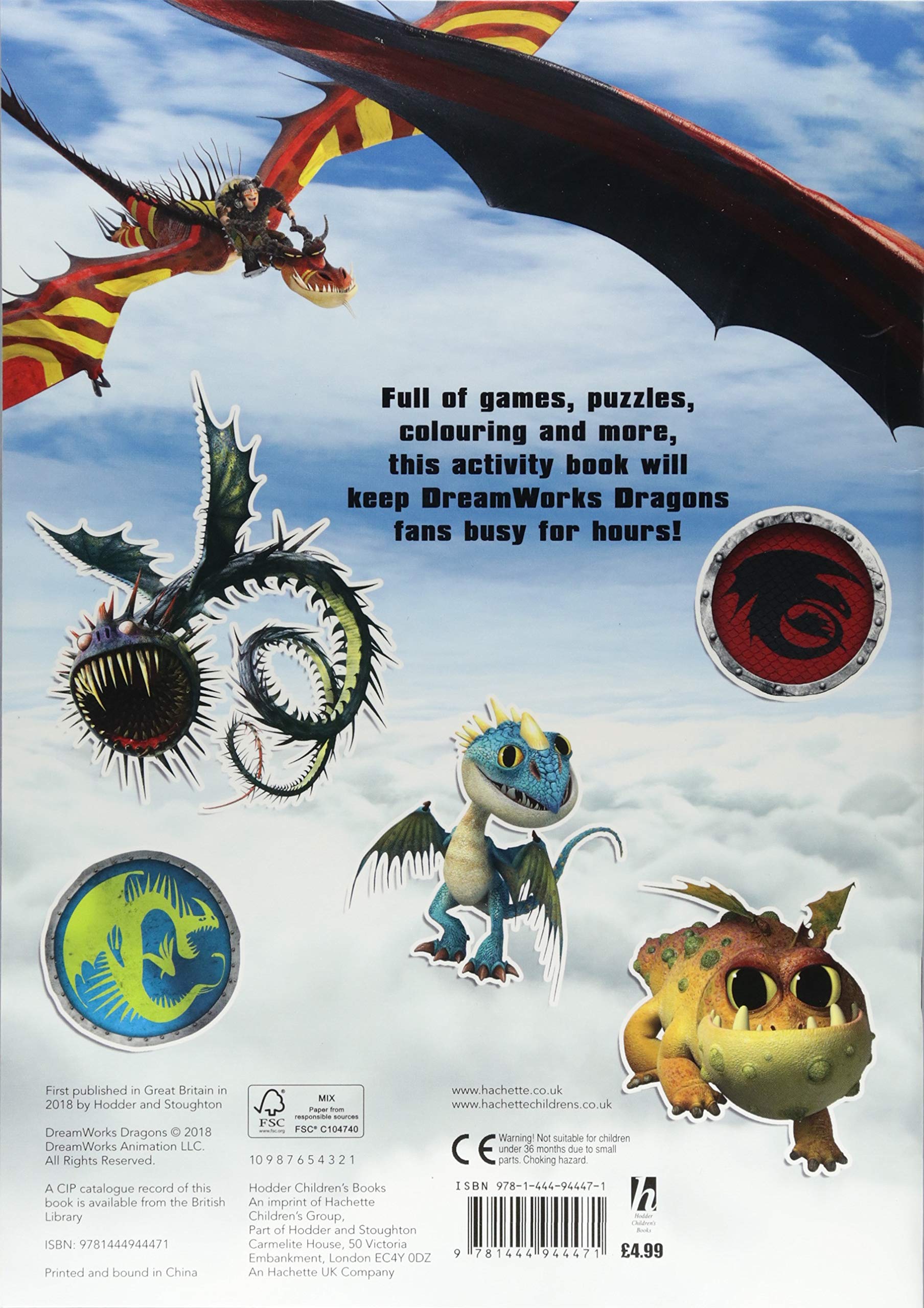 Dragons Sticker Activity Book