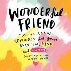 Felicitare - Wonderful Friend Annual Reminder