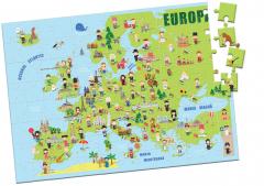 Puzzle 104 piese - Harta Europei