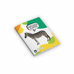 Caiet - Matematica, Zebra, format A5, 48 file, capsat, gama Discover the wild
