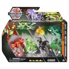 Set figurine - Bakugan S4 - Strike Pack - Dragonoid, Arcleon, Sectanoid si Nillious