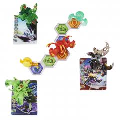 Set figurine - Bakugan S4 - Strike Pack - Dragonoid, Arcleon, Sectanoid si Nillious