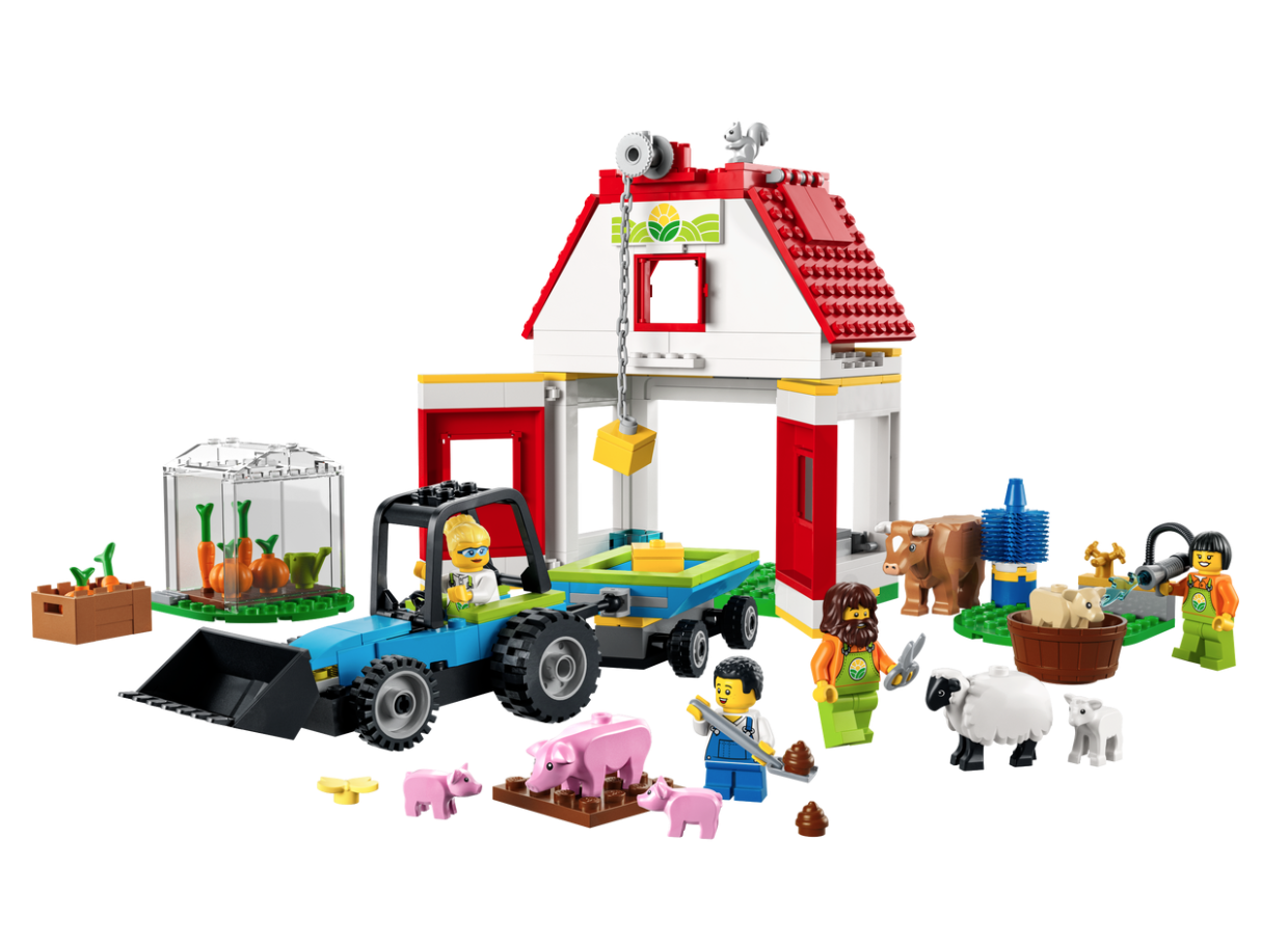 Lego Lamb Baby Sheep White City Town Farm Animal Part Minifigure 60346 Genuine main image 1