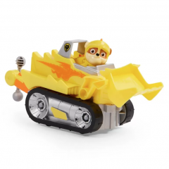 Jucarie - Paw Patrol - Rescue Knights - Rubble Deluxe Vehicle